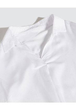 Blusa Para Mujer Manga 3/4 Color Blanco Marca Ostu #40120767