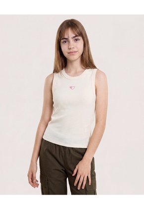 Camiseta Tank Seashell Charm Para Niña Infantil Niña Amarillo Ostu
