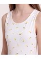 Vestido Flores De Primavera Para Niña  Infantil Niña Crema Ostu de Ostu