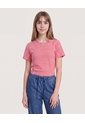 Camiseta Cropped Rayas Marineras Para Niña  Infantil Niña Rosa Ostu de Ostu