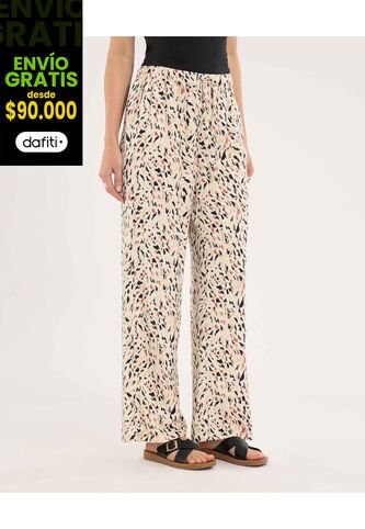 Pantalón Para Mujer Moda Color Beige Marca Ostu #40070842 Ostu