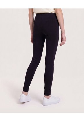 Leggings Básicos De Ajuste Cómodo Para Niña  Infantil Niña Negro Ostu