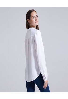 Blusa Para Mujer Manga 3/4 Color Blanco Marca Ostu #40120767