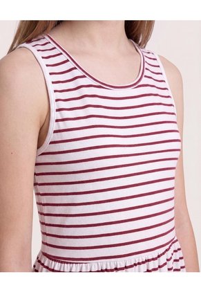Vestido Rayas De Verano Para Niña Infantil Niña Vino Ostu