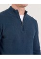 Saco Para Hombre Cuello Alto O Cuello Tortuga Color Azul  Marca Ostu #60330037 de Ostu