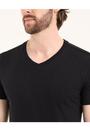 Camiseta Para Hombre Manga Corta Color Negro Marca Ostu #60091036