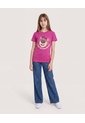 Jean Wide Leg Pretina Ajustable Para Niña  Infantil Niña Azul Ostu de Ostu