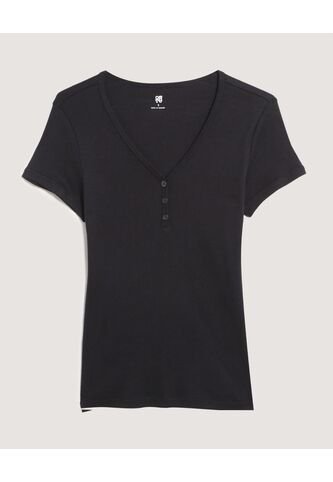 Camiseta Para Mujer Manga Corta Cuello Redondo Color Negro Marca Ostu #40092628 Ostu