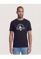 Camiseta  Para Hombre Manga Corta Cuello Redondo Color Negro Marca Ostu #60091894 de Ostu