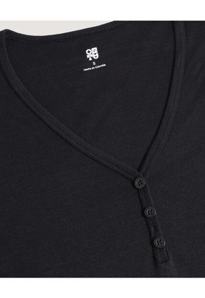 Camiseta Para Mujer Manga Corta Cuello Redondo Color Negro Marca Ostu #40092628