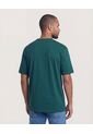 Camiseta  Para Hombre Manga Corta Cuello Redondo Color Verde Marca Ostu #60091838 de Ostu