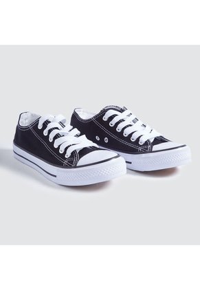 Tennis Mujer Ostu  Negro Textil