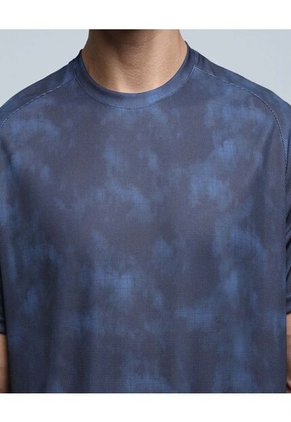 Camiseta Para Hombre Manga Corta Color Azul  Marca Ostu #60091308