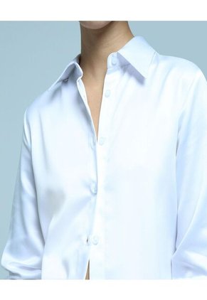 Camisa Para Mujer Manga Larga Color Blanco Marca Ostu #40010177