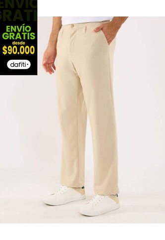 Pantalón Para Hombre Moda Color Avena Marca Ostu #60070565 Ostu