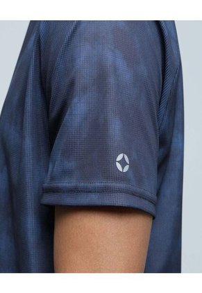 Camiseta Para Hombre Manga Corta Color Azul  Marca Ostu #60091308