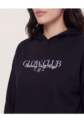 Buzo  Para Mujer Hoodie Color Negro Marca Ostu #40068217
