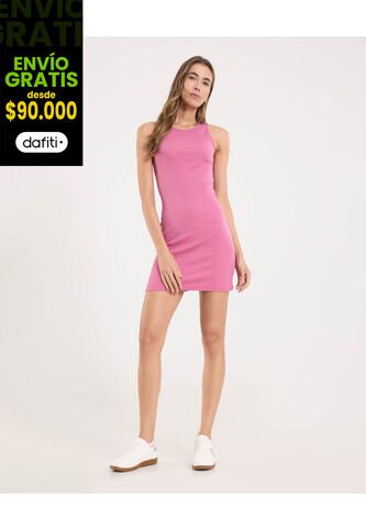 Vestido Para Mujer M/Sisa Corto Color Morado Marca Ostu #40170343 Ostu