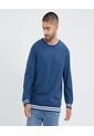 Buzo Para Hombre Cuello Redondo Color Azul Marca Ostu #60060511 de Ostu