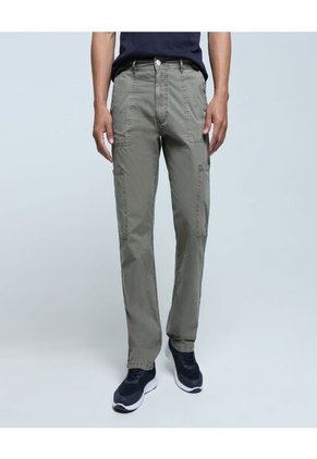 Jean Para Hombre Regular Color Verde Marca Ostu #60160299