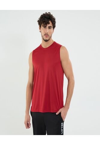 Camiseta Para Hombre Manga Sisa Cuello Redondo Color Rojo Marca Ostu #60091618 Ostu