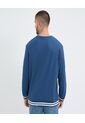 Buzo Para Hombre Cuello Redondo Color Azul Marca Ostu #60060511 de Ostu