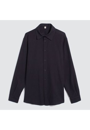 Camisa Para Hombre Manga Larga Sin Bolsillo Color Azul  Marca Ostu #60010702