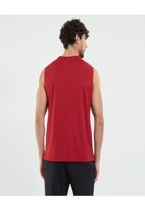Camiseta Para Hombre Manga Sisa Cuello Redondo Color Rojo Marca Ostu #60091618