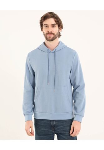 Buzo Para Hombre Hoodie Color Azul  Marca Ostu #60060455 Ostu