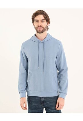 Buzo Para Hombre Hoodie Color Azul  Marca Ostu #60060455