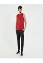 Camiseta Para Hombre Manga Sisa Cuello Redondo Color Rojo Marca Ostu #60091618 de Ostu