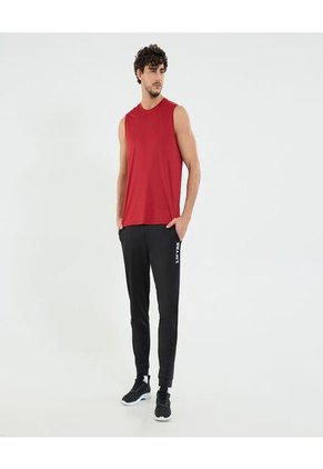 Camiseta Para Hombre Manga Sisa Cuello Redondo Color Rojo Marca Ostu #60091618