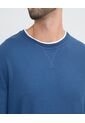 Buzo Para Hombre Cuello Redondo Color Azul Marca Ostu #60060511 de Ostu