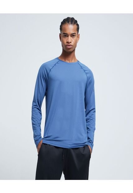 Camiseta Para Hombre Manga Larga Color Azul  Marca Ostu #60091295