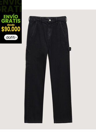 Jean Infantil Niño Regular Color Negro Marca Ostu #80160092 Ostu