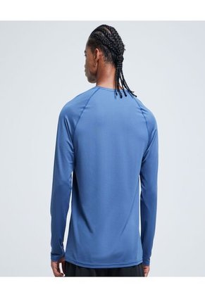 Camiseta Para Hombre Manga Larga Color Azul  Marca Ostu #60091295