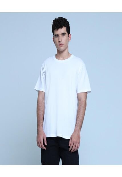 Camiseta Para Hombre Manga Corta Color Blanco Marca Ostu #60091191