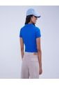Polo Para Mujer Manga Corta Color Azul  Marca Ostu #40110158 de Ostu