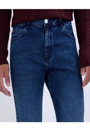 Jean Para Hombre Slim Color Azul Medio Marca Ostu #60160348