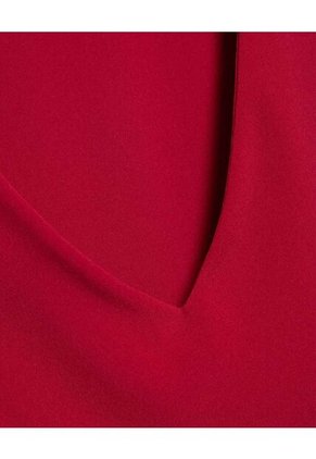 Blusa Para Mujer Manga Corta Color Rojo Marca Ostu #40121037