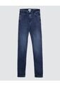 Jean Para Hombre Slim Color Azul Medio Marca Ostu #60160348 de Ostu