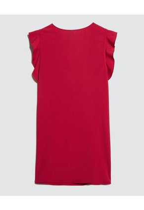 Blusa Para Mujer Manga Corta Color Rojo Marca Ostu #40121037