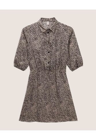 Vestido Infantil Niña M 3/4 Medio Color Negro Marca Ostu #90170071 Ostu