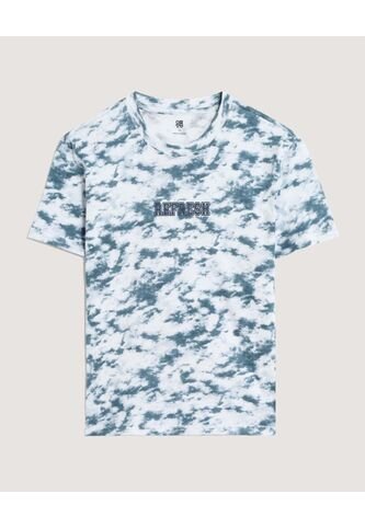 Camiseta  Infantil Niño Manga Corta Cuello Redondo Color Azul Marca Ostu #80090281 Ostu