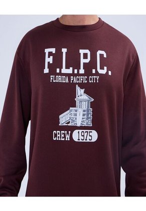 Buzo Para Hombre Cuello Redondo Color Vino Marca Ostu #60060432