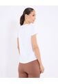 Camiseta  Para Mujer Manga Corta Cuello Redondo Color Blanco Marca Ostu #40092808 de Ostu