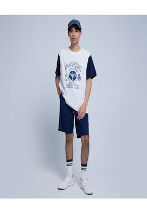 Camiseta Para Hombre Manga Corta Color Blanco Marca Ostu #60091154