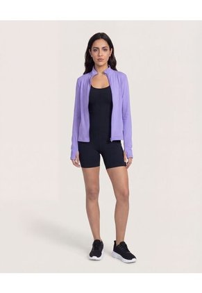 Buzo  Para Mujer Cuello Alto O Cuello Tortuga Color Lila Marca Ostu #40060510