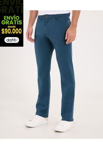 Pantalón Para Hombre 5 Bolsillos Color Azul Marca Ostu #60070491 Ostu