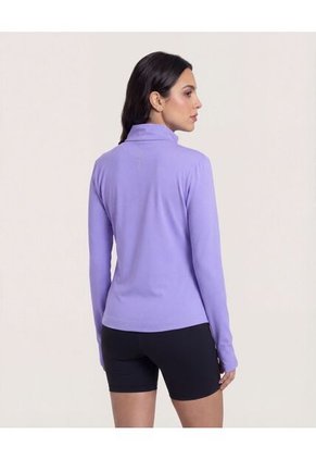 Buzo  Para Mujer Cuello Alto O Cuello Tortuga Color Lila Marca Ostu #40060510